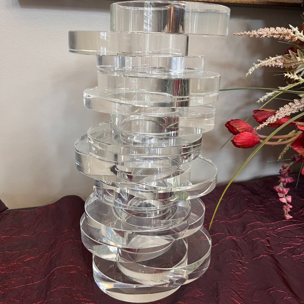 Arik Levy Twisters Series Vase Designed for Gaia & Gino - Signed, Handmade 2005